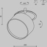 Встраиваемый светильник MAYTONI ONDA DL024-12W-DTW-BMG